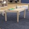 Flash Furniture 20.75 in W, 47 in L, 18 in H, Beechwood, Birch Plywood, Beech MK-ME088017-GG - alternate 4